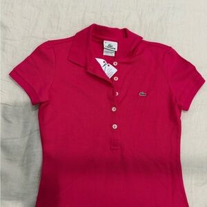 Lacoste Fuchsia Polo Shirt